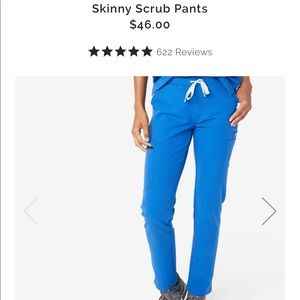 Figs yola skinny scrub pants